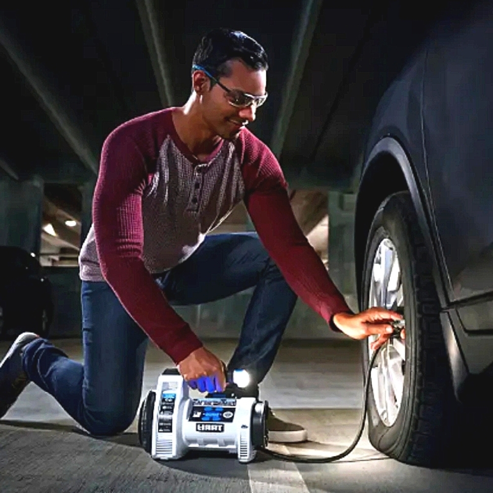 HART Dual Function 20V Digital Inflates 🚗 tire in 4" NWT